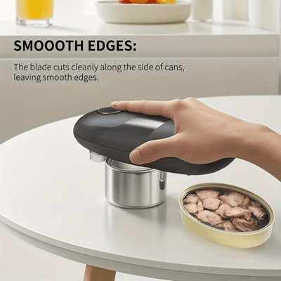 One Touch Electric Can Opener – Automatic Hands-Free Jar & Bottle Opener for Easy Kitchen Use
