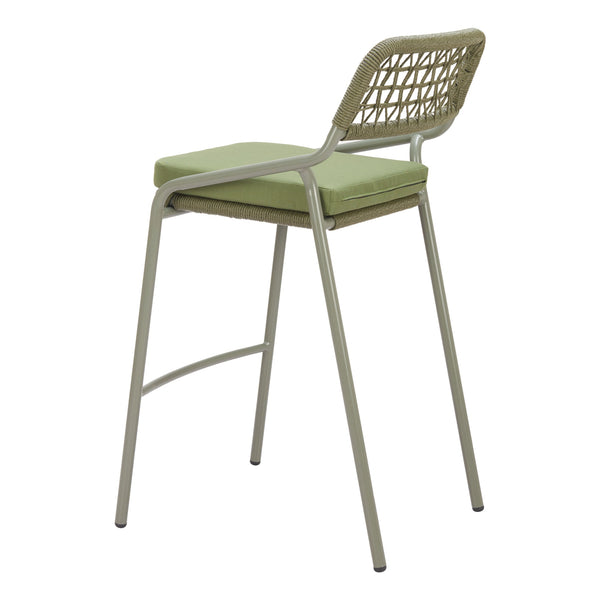 Zuo Modern Rio Barstool (Set of 2) Green
