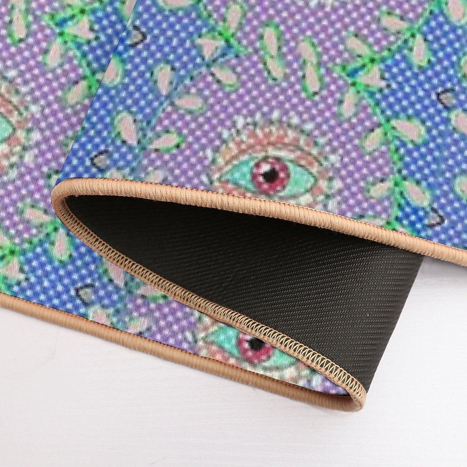 The Garden Sees All  Easy Maintenance Bath Mat