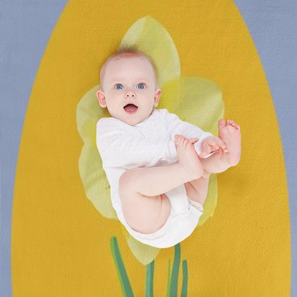 Daffodil Throw Blanket