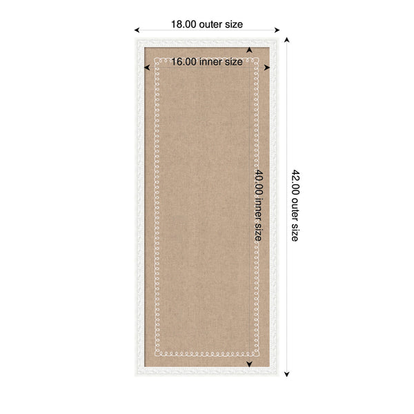 Pinboard White Scalloped Edge