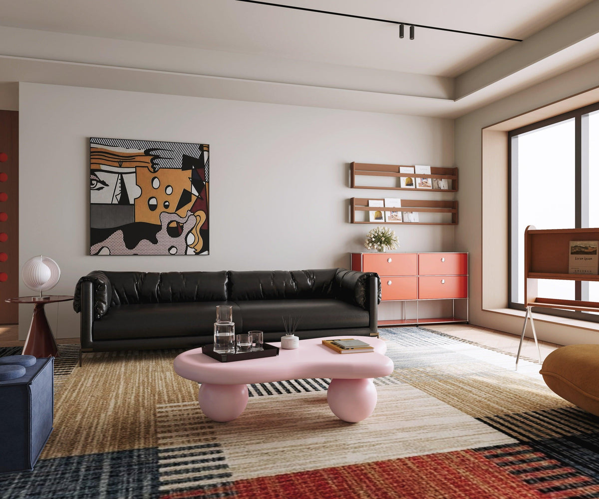 Modern Pink Cloud Coffee Table