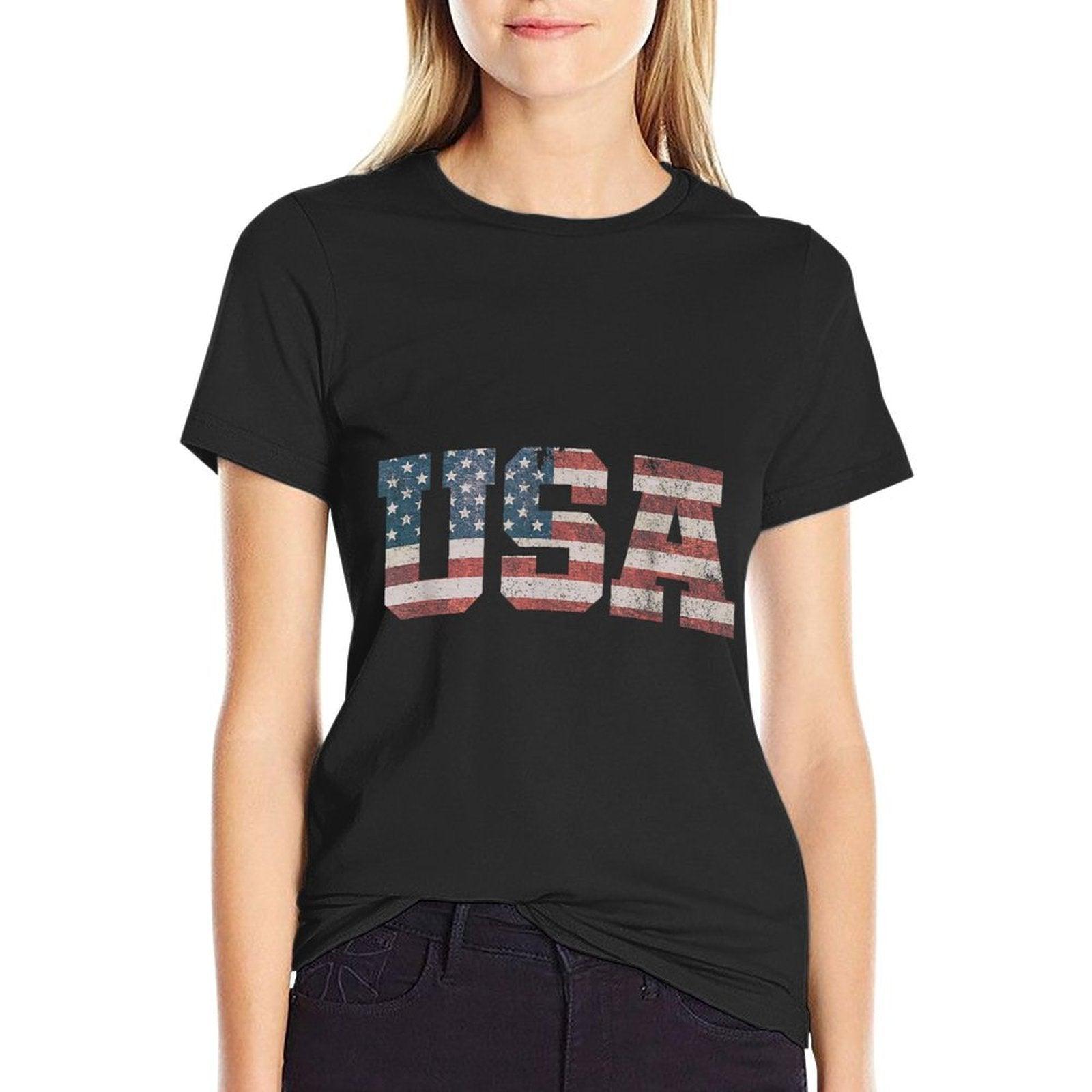 USA US Patriotic 4th of July America  Graphic-printed T-Shirt