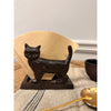 Rustic Cast Iron Napkin Holder-Cat