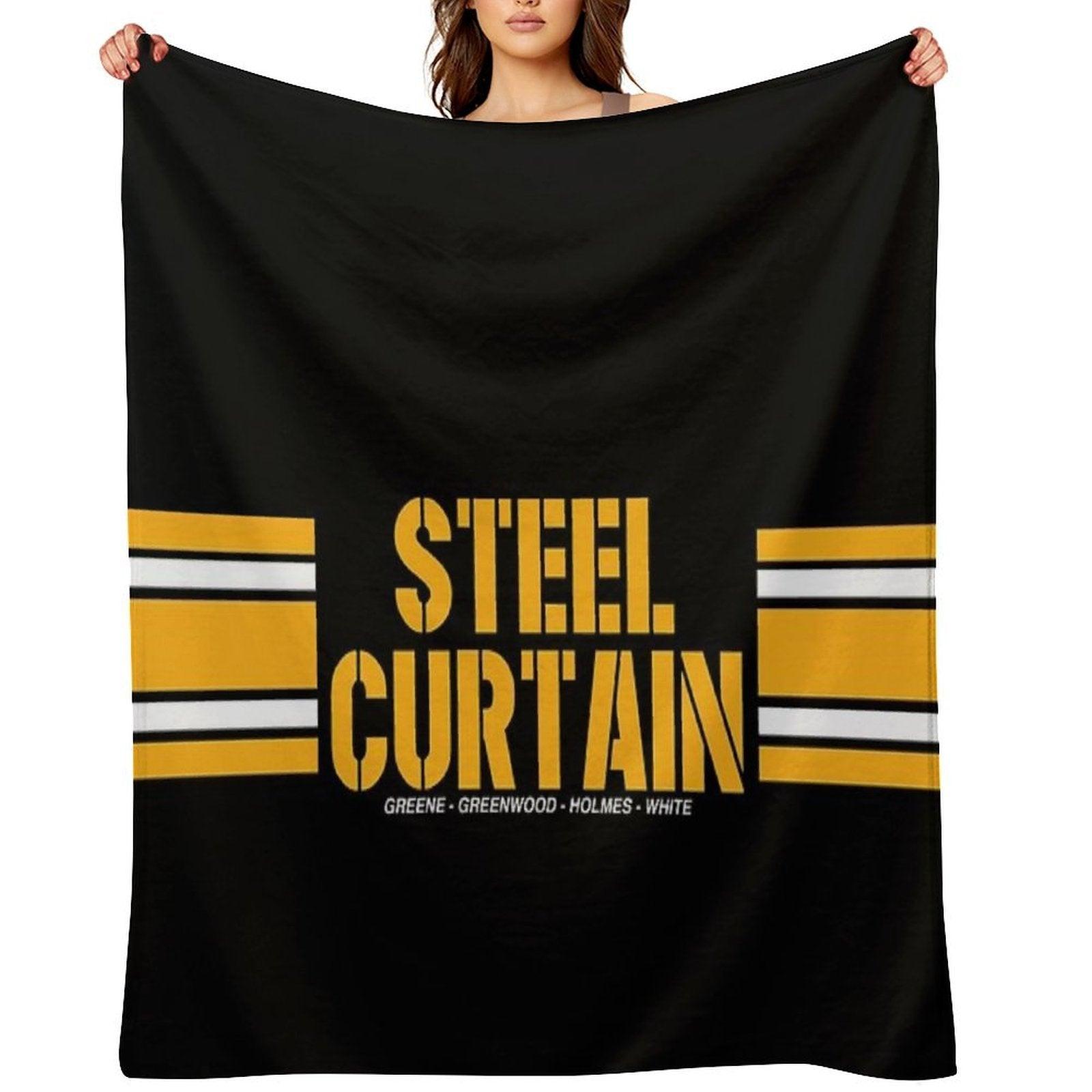 STEEL CURTAIN Throw Blanket