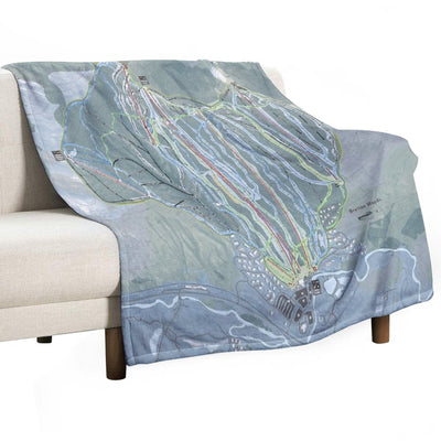 Bretton Woods Resort Trail Map Gift-ready Throw Blanket