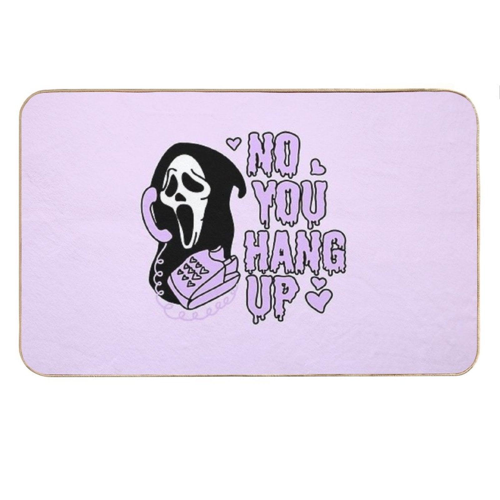 Ghostface No You Hang Up  Valentines Halloween Bath Mat