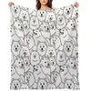 Oh Samoyed Compact Throw Blanket