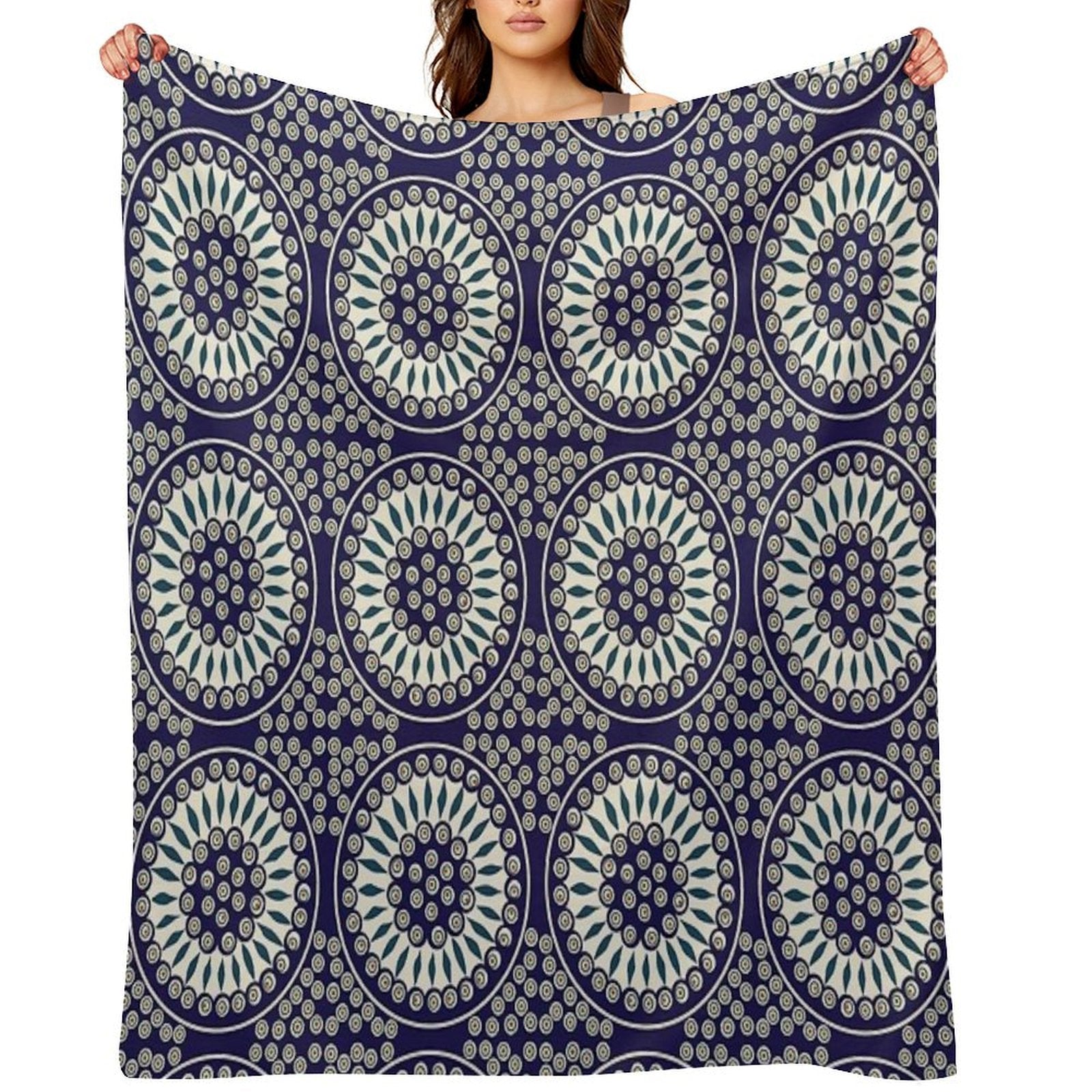 Bolesławiec Ceramics Durable Throw Blanket
