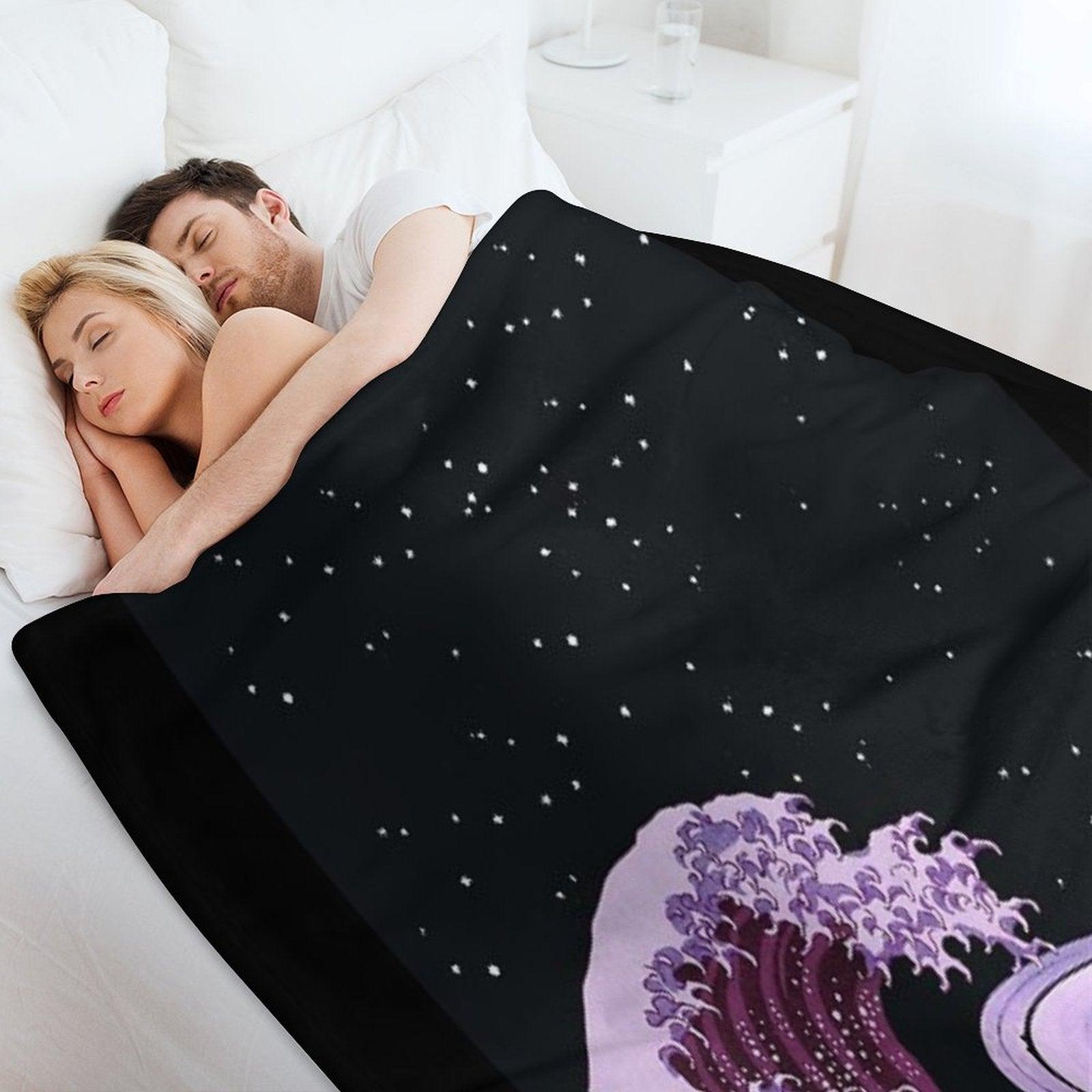 The Great Spave Wave Throw Blanket