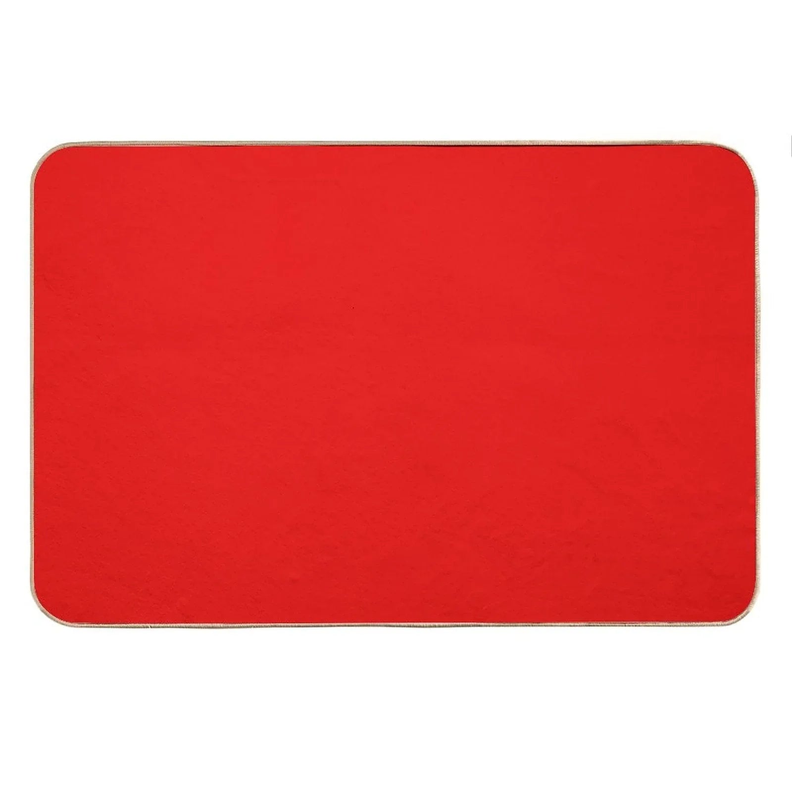 Bright Red Bath Mat