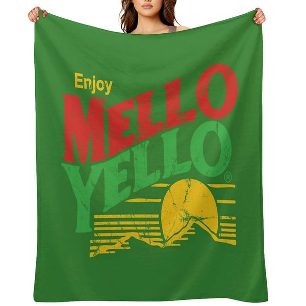 Enjoy Mello Yello (vintage) Durable Throw Blanket