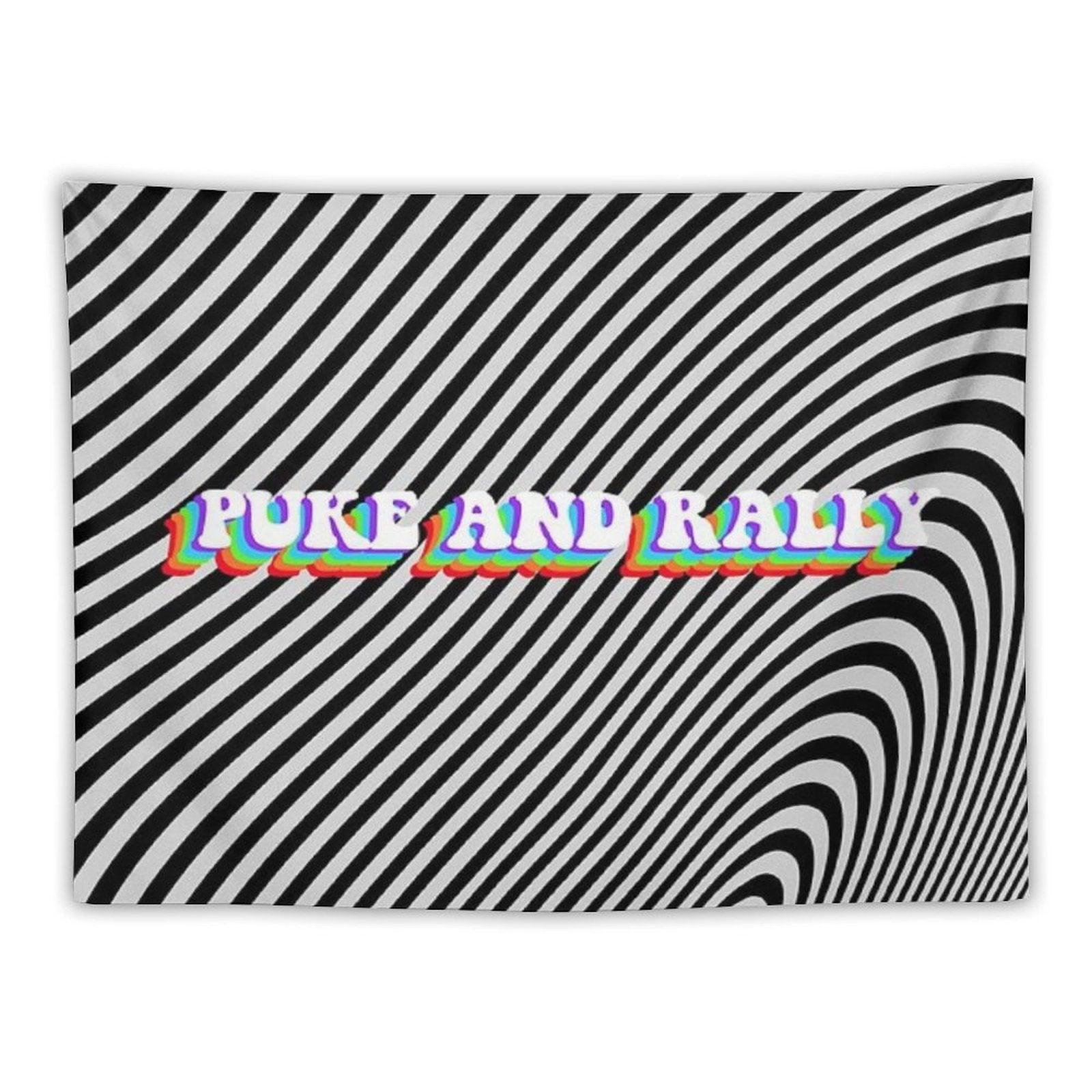 Puke And Rally Tapestry Tapestry