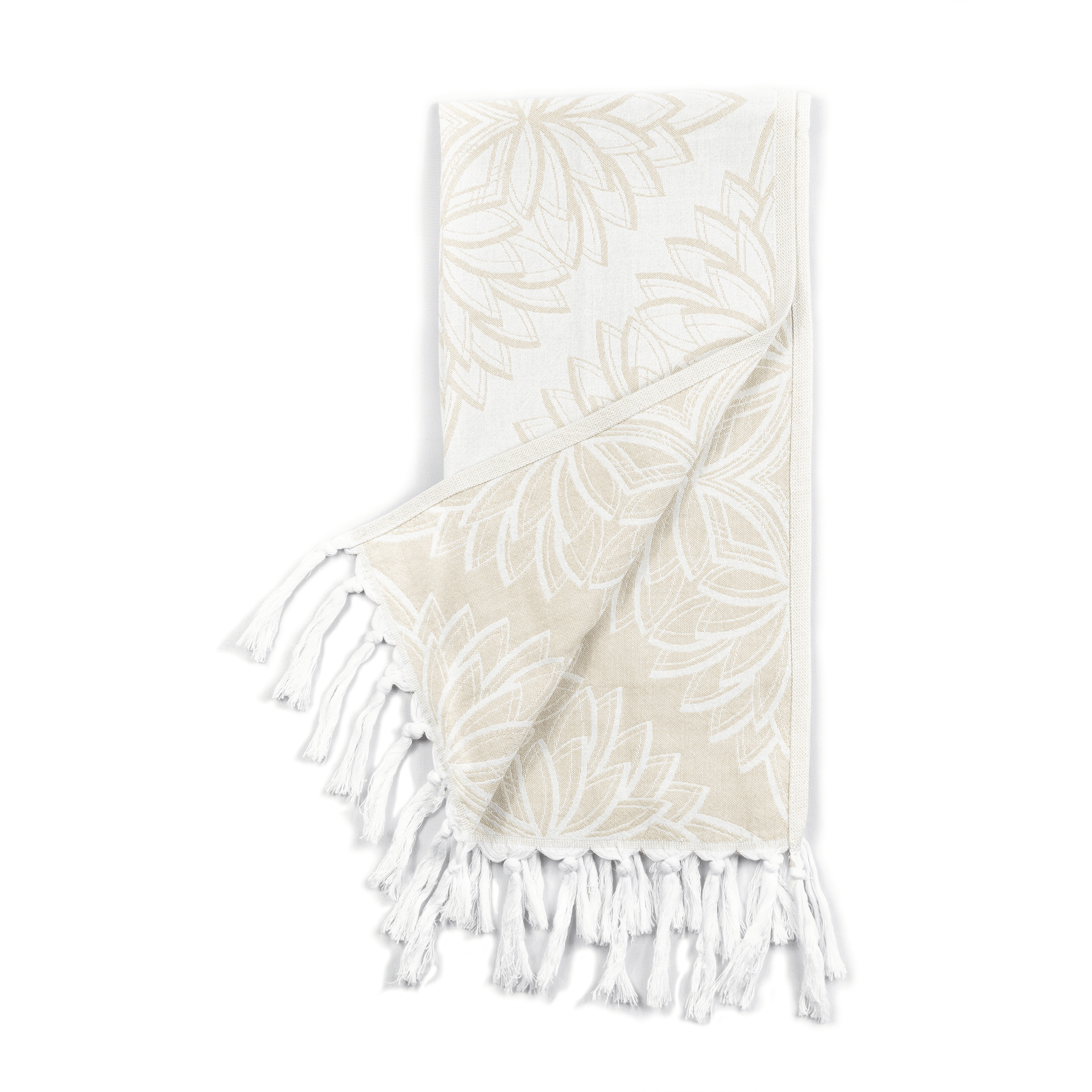 Turkish Towel | Single Set | Oat + White