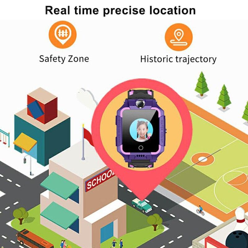 2G/4G Kids Smart Watch Phone Call Digital Screen Waterproof Wristwatch GPS Locator Smart Watch With Dual Camera Pedometer Touchscreen Kids Watch With MP3 Music Player Video Recorder Toddlers Toys Birthday Gift For Children