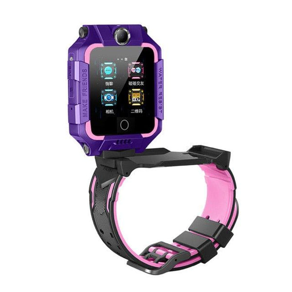2G/4G Kids Smart Watch Phone Call Digital Screen Waterproof Wristwatch GPS Locator Smart Watch With Dual Camera Pedometer Touchscreen Kids Watch With MP3 Music Player Video Recorder Toddlers Toys Birthday Gift For Children