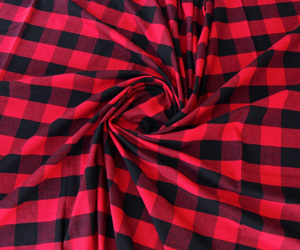 Red and Black Tablecloth