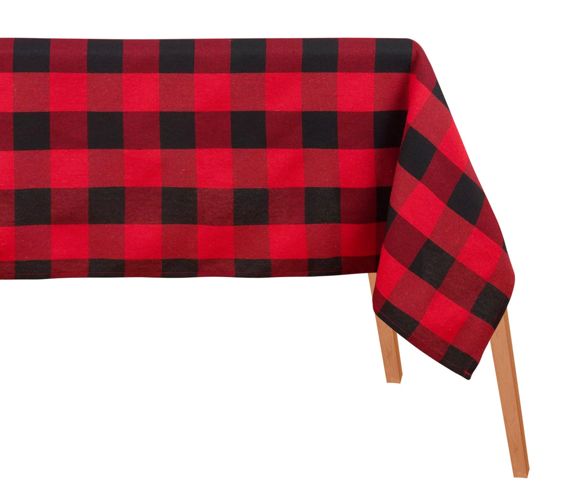 Red and Black Tablecloth