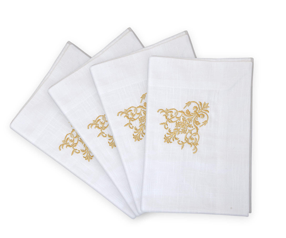 White Napkins - Embroidery Napkins