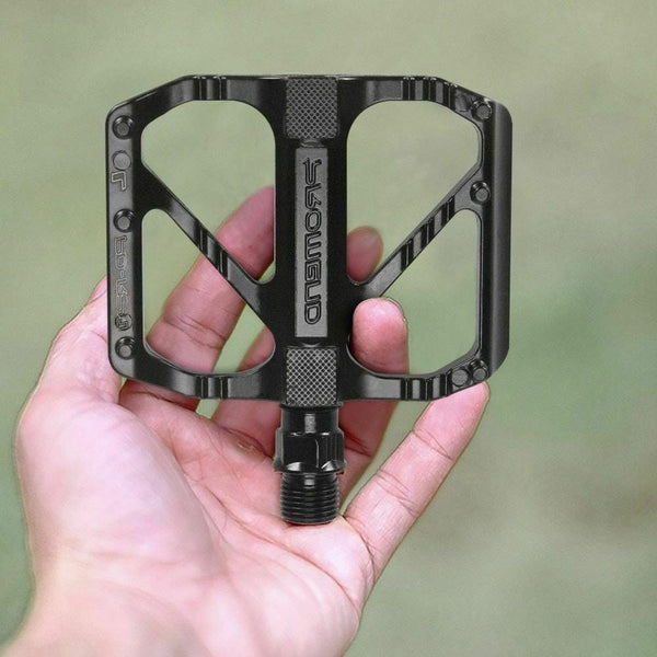 2pcs Bicycle Pedal Mountain Bike Aluminum Alloy Bearing Pedal Non-Slip Quick Release Platform Pedal Accessories Pedals Bicycle Flat Pedals Aluminum 9/16