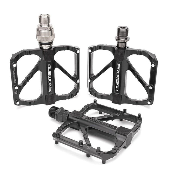 2pcs Bicycle Pedal Mountain Bike Aluminum Alloy Bearing Pedal Non-Slip Quick Release Platform Pedal Accessories Pedals Bicycle Flat Pedals Aluminum 9/16