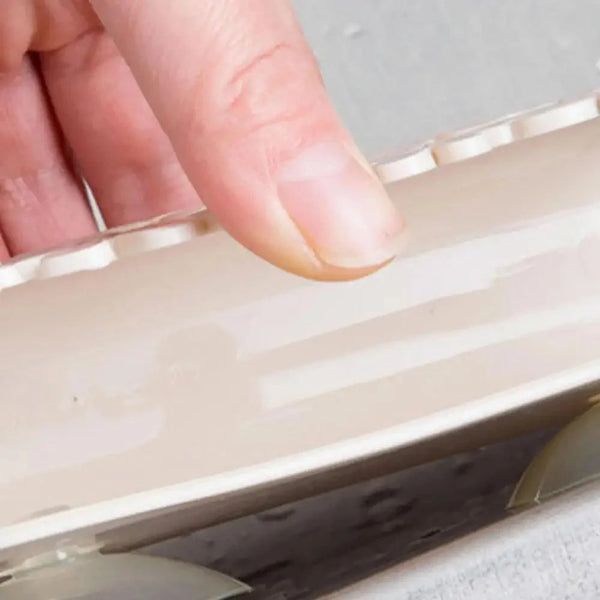 2PCS Durable Kitchen Bathroom Drying Rack Toilet Sink Suction Sponges Holder Rack Suction Cup Dish Cloths Holder Scrubbers Soap Storage