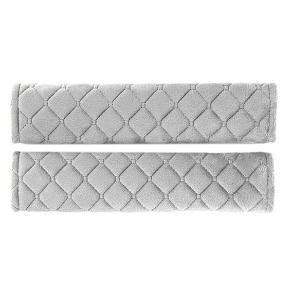 2pcs Seat Belt Covers Fuzzy Seat Belt Pads for Shoulder Soft Comfy Soft Velvet Car Shoulder Pad For Adults Youth Kids Car Truck SUV Airplane Backpack Straps Car Seat Belt Pad Belt Strap Covers for Car