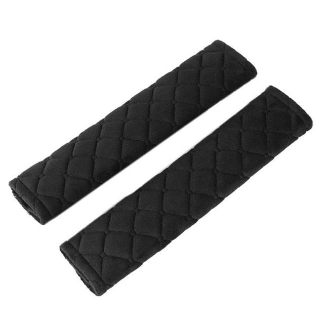2pcs Seat Belt Covers Fuzzy Seat Belt Pads for Shoulder Soft Comfy Soft Velvet Car Shoulder Pad For Adults Youth Kids Car Truck SUV Airplane Backpack Straps Car Seat Belt Pad Belt Strap Covers for Car