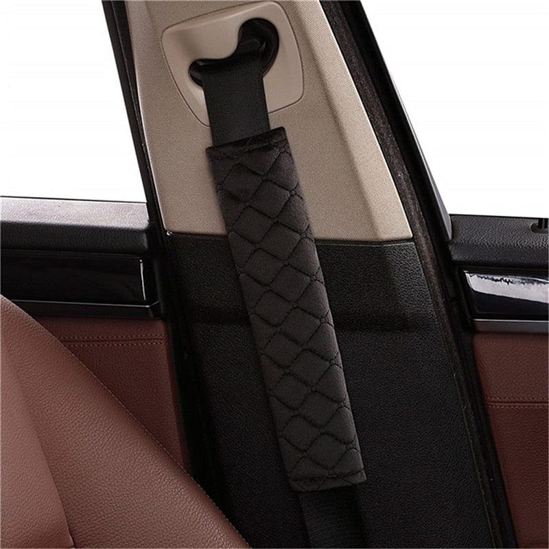 2pcs Seat Belt Covers Fuzzy Seat Belt Pads for Shoulder Soft Comfy Soft Velvet Car Shoulder Pad For Adults Youth Kids Car Truck SUV Airplane Backpack Straps Car Seat Belt Pad Belt Strap Covers for Car