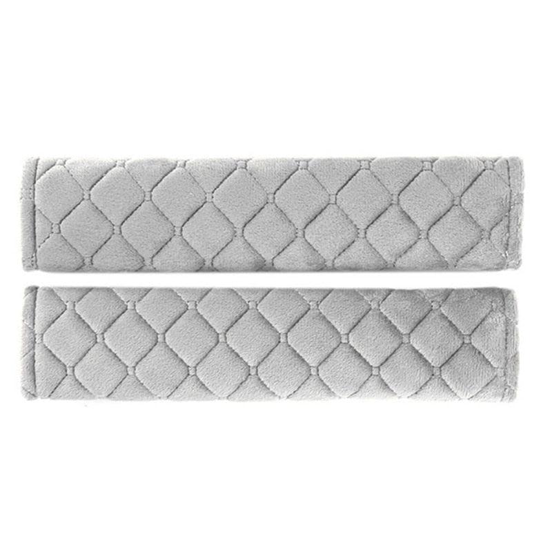 2pcs Seat Belt Covers Fuzzy Seat Belt Pads for Shoulder Soft Comfy Soft Velvet Car Shoulder Pad For Adults Youth Kids Car Truck SUV Airplane Backpack Straps Car Seat Belt Pad Belt Strap Covers for Car