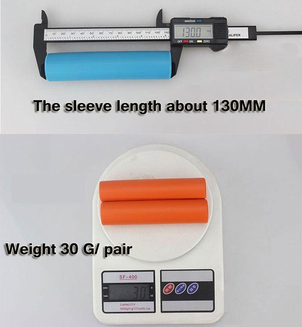 2PCS Silicone Bicycle Handlebar Grips Anti-Slip Shock-Asorbing Mountain Bike Handlebar Grip Silica Gel Super Light Anti-Skid Shock-Proof Handle Bar Locking Grips Cycling Grips