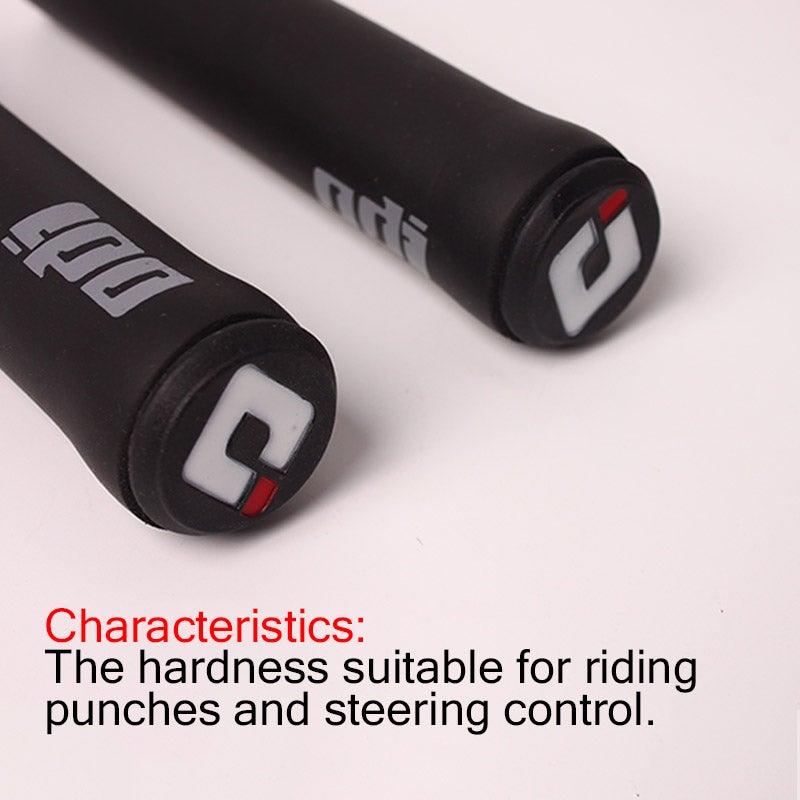 2PCS Silicone Bicycle Handlebar Grips Anti-Slip Shock-Asorbing Mountain Bike Handlebar Grip Silica Gel Super Light Anti-Skid Shock-Proof Handle Bar Locking Grips Cycling Grips