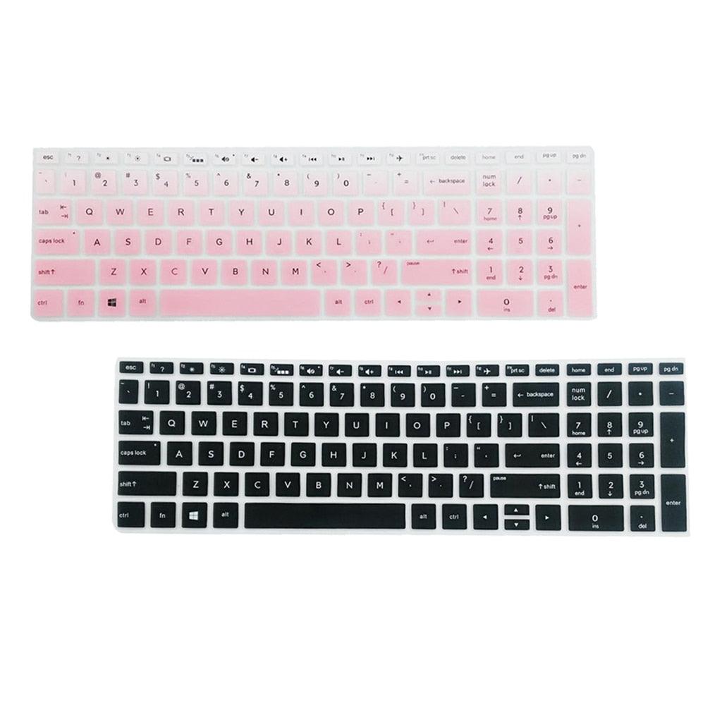 2Pcs Silicone Notebook Keyboard Skin Cover Protector Gaming Laptop Keyboard Skin Protector For Gaming Lovers New Laptop Accessories Gifts For Boyfriends