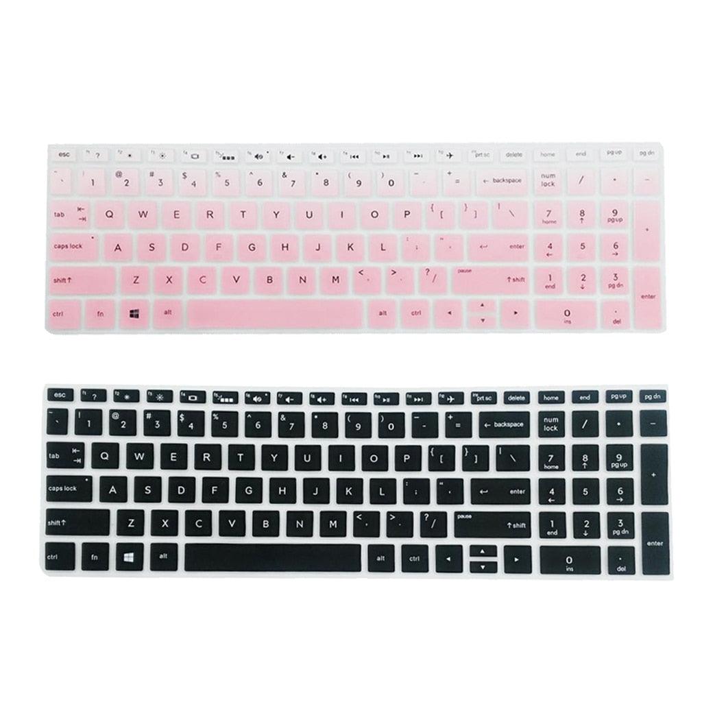 2Pcs Silicone Notebook Keyboard Skin Cover Protector Gaming Laptop Keyboard Skin Protector For Gaming Lovers New Laptop Accessories Gifts For Boyfriends