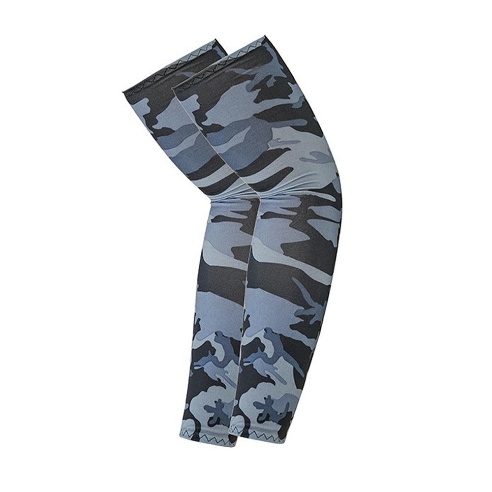 2Pcs Unisex Cooling Arm Sleeves Cover Compression Sun Protection UV Cooling Sleeve Tattoo Cover Up Men & Women Cycling Biking Riding Golf Football Arm Cover Men Sports Running Outdoor Sun Protection Sleeves To Hide Tattoo