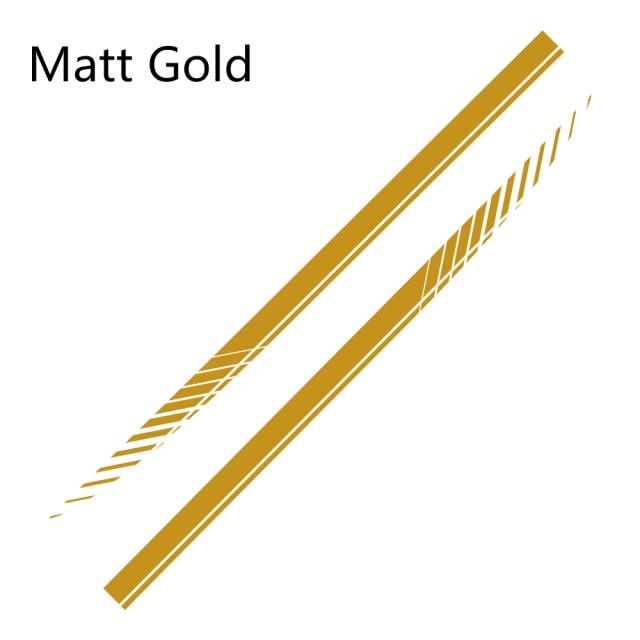 2PCS Universal Car Side Skirt Decal Stickers Body Side Sports Racing Stripe Car Side Stripes Universal Racing Sticker Decals Side Stripe Skirts Stickers Body Side Graphics Vinyl Sticker Decals Racing Sport Automobiles Body Wrap Car Accessories