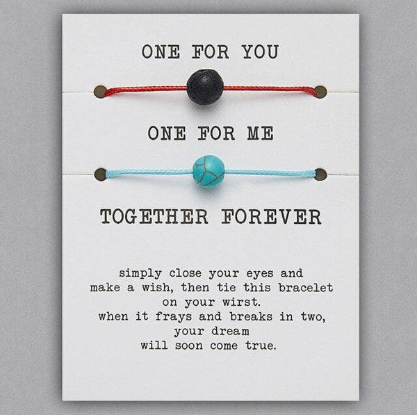 2pcs/set Together Forever Love Infinity 8 Charm Bracelet Red String Couple Bracelets Wish Jewelry Long Distance Matching Bracelets For Best Friend Mother Daughter 17-30cm