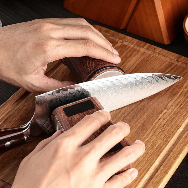 Original Diamond Rolling Knife Sharpener Set 1000/3500 Grit - Gifts for You 'n Me