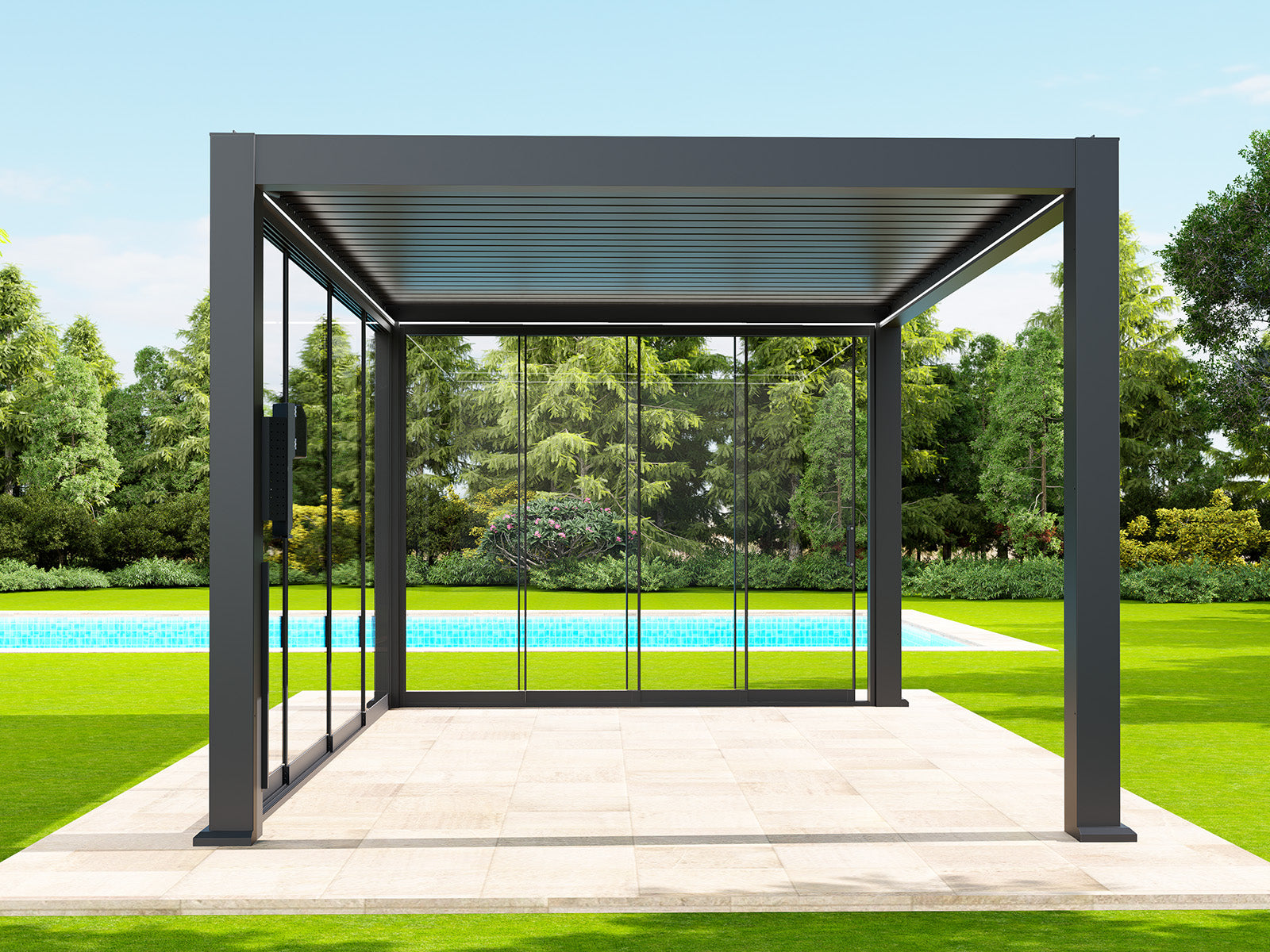 Glass Door – Square Handle