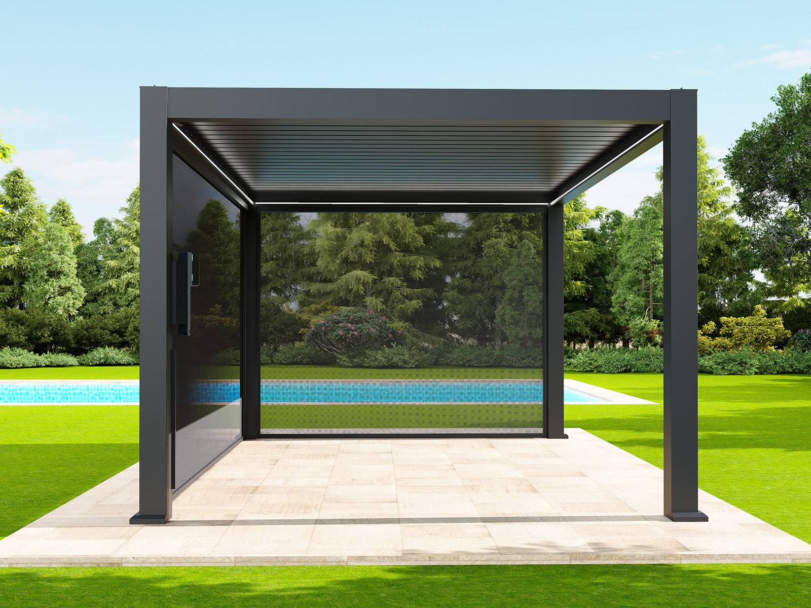 Motorized Roller Shades FlexPatio