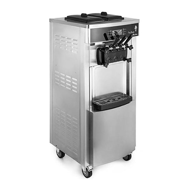 3-Flavor Commercial Stainless Steel Soft Serve Ice Cream & Frozen Yogurt Maker Machine (SAK94825)