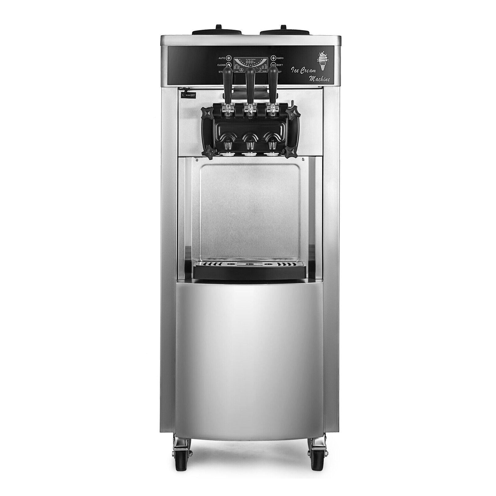 3-Flavor Commercial Stainless Steel Soft Serve Ice Cream & Frozen Yogurt Maker Machine (SAK94825)