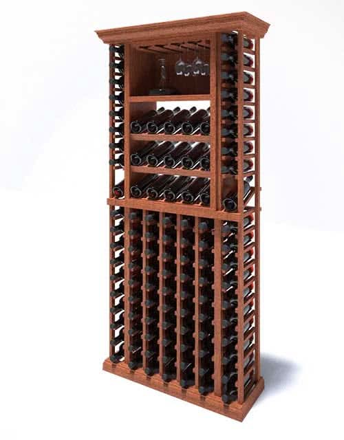 3 Foot Wine Cellar Storage System | 126 Bottle Capacity
