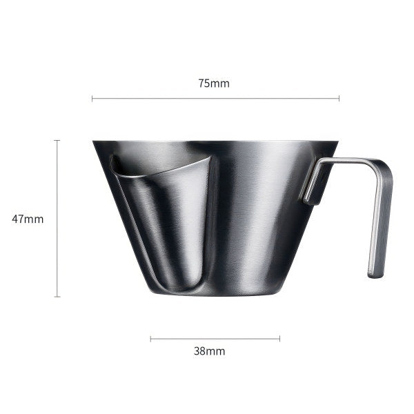 Crema-Removed Espresso Shot Cup