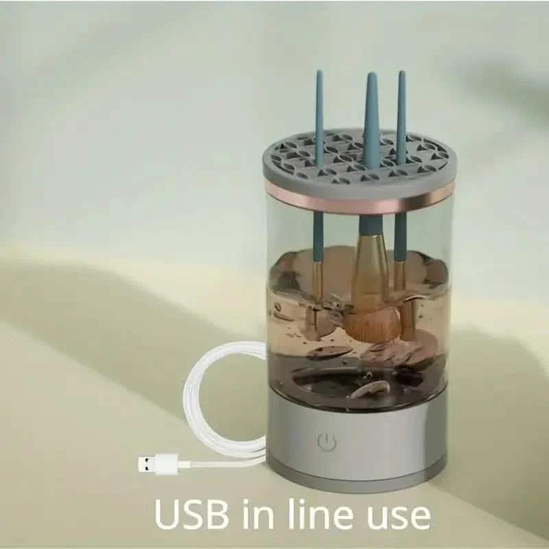 3-in-1 Automatic Makeup Brush Cleaning and Drying Stand