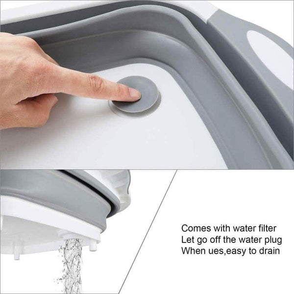 3-in-1 Multifunctional Foldable Cutting Board