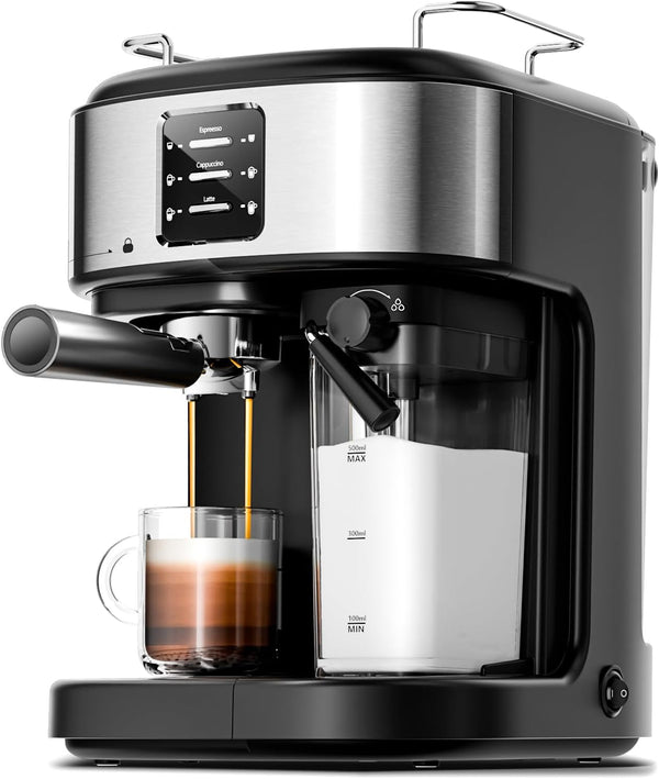 3 in 1 Professional Espresso Maker with Dual Heating System & Capsule Compatible CM8011 Kismile