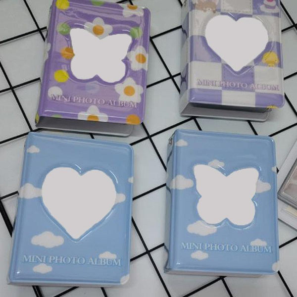 3 Inch Card Binder Photo Album Butterfly Love Hollow 40 Pockets Name Card Book Photo Album Card Photocard Card ID Holder Photo Albums Family Anniversary Gift For Couple