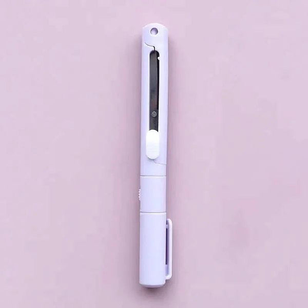 3-Pack: 2-in-1 Pen Style Scissors with Paper Cutter