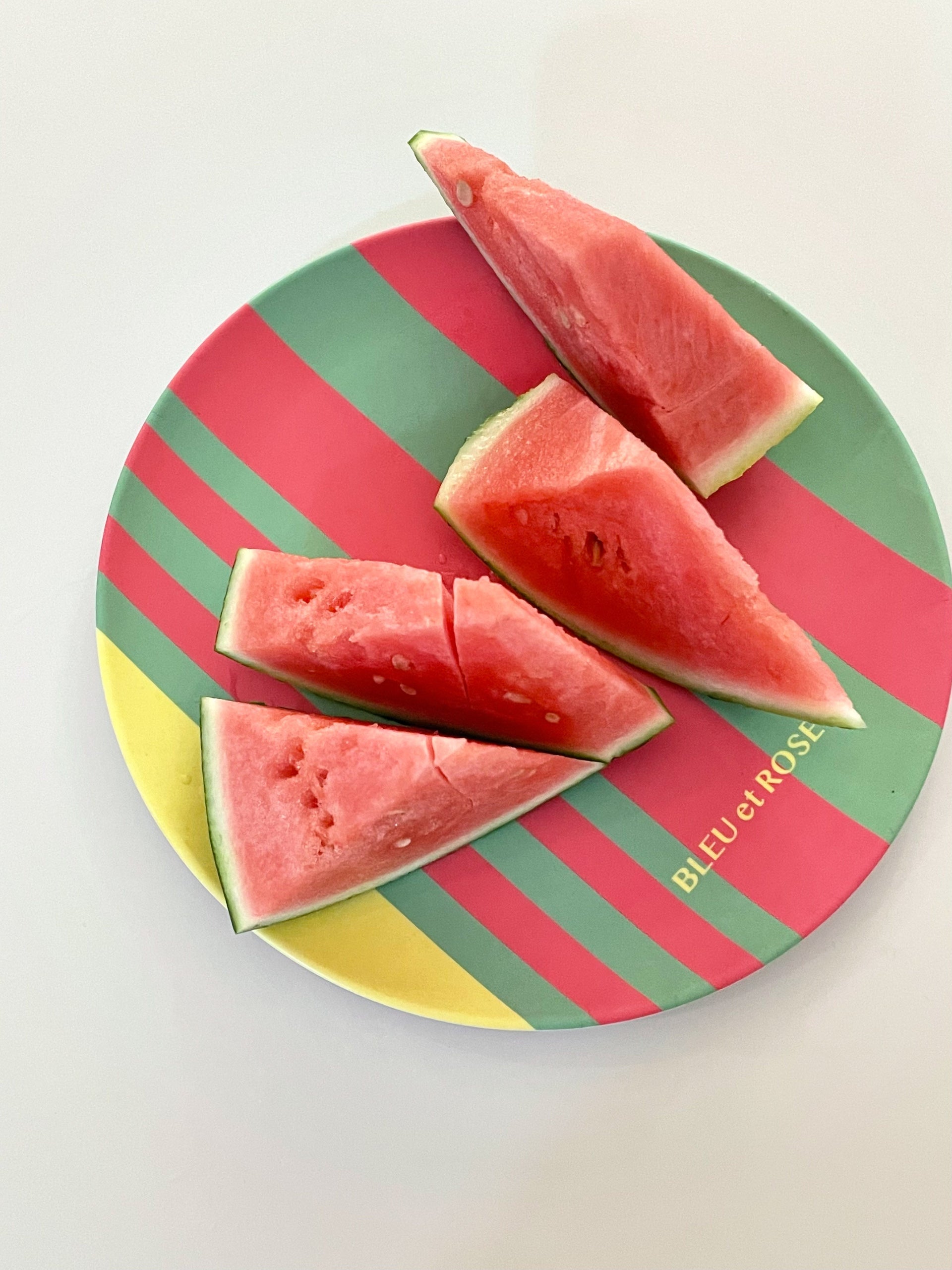 3 - Pack Whimsical Bamboo Fiber Plates